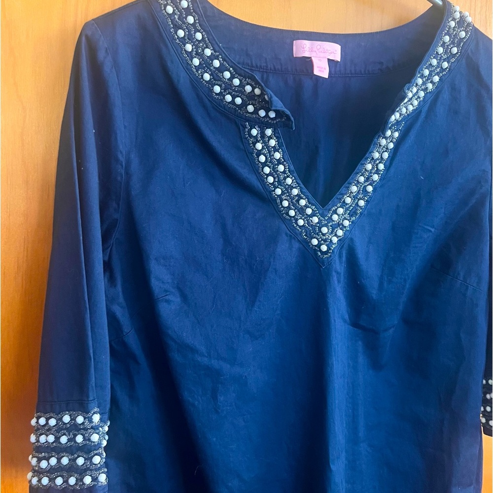 Lilly Pulitzer V-Neck Tunic Size Medium
